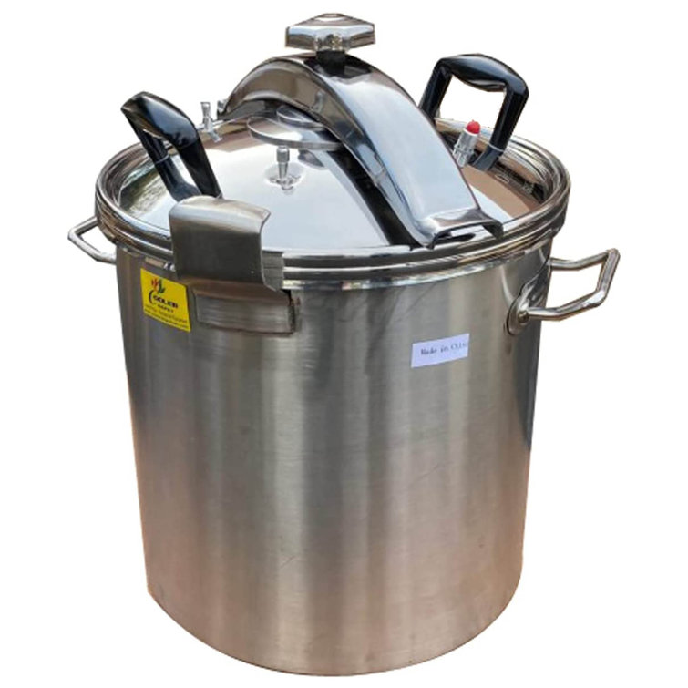 Cooler Depot 50 Qt Quick Pot Stainless Steel Commercial Pressure Cooker